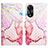 Custodia Portafoglio In Pelle Fantasia Modello Cover con Supporto YB1 per Oppo A78 5G