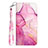 Custodia Portafoglio In Pelle Fantasia Modello Cover con Supporto YB1 per Samsung Galaxy M04 Rosa Caldo