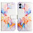 Custodia Portafoglio In Pelle Fantasia Modello Cover con Supporto YB4 per Samsung Galaxy A04E Blu