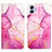 Custodia Portafoglio In Pelle Fantasia Modello Cover con Supporto YB4 per Samsung Galaxy A04E Rosa Caldo