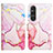 Custodia Portafoglio In Pelle Fantasia Modello Cover con Supporto YB4 per Sony Xperia 1 V