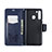 Custodia Portafoglio In Pelle Farfalla Cover con Supporto B01F per Samsung Galaxy A21