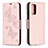 Custodia Portafoglio In Pelle Farfalla Cover con Supporto B01F per Samsung Galaxy Note 20 5G