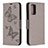 Custodia Portafoglio In Pelle Farfalla Cover con Supporto B01F per Samsung Galaxy Note 20 5G