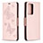 Custodia Portafoglio In Pelle Farfalla Cover con Supporto B01F per Samsung Galaxy Note 20 Ultra 5G