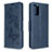 Custodia Portafoglio In Pelle Farfalla Cover con Supporto B01F per Samsung Galaxy S20 5G