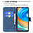 Custodia Portafoglio In Pelle Farfalla Cover con Supporto B02F per Xiaomi Poco M2 Pro
