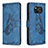 Custodia Portafoglio In Pelle Farfalla Cover con Supporto B02F per Xiaomi Poco X3 NFC
