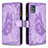 Custodia Portafoglio In Pelle Farfalla Cover con Supporto B03F per Samsung Galaxy M40S
