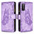 Custodia Portafoglio In Pelle Farfalla Cover con Supporto B03F per Samsung Galaxy S20 FE 5G