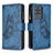 Custodia Portafoglio In Pelle Farfalla Cover con Supporto B03F per Samsung Galaxy S20 Ultra
