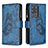 Custodia Portafoglio In Pelle Farfalla Cover con Supporto B03F per Samsung Galaxy S20 Ultra 5G