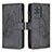 Custodia Portafoglio In Pelle Farfalla Cover con Supporto B03F per Samsung Galaxy S20 Ultra 5G Nero