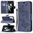 Custodia Portafoglio In Pelle Farfalla Cover con Supporto B13F per Samsung Galaxy S23 5G
