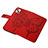 Custodia Portafoglio In Pelle Farfalla Cover con Supporto L10 per Apple iPhone 13 Mini Rosso