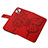 Custodia Portafoglio In Pelle Farfalla Cover con Supporto L10 per Apple iPhone 14 Rosso