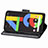 Custodia Portafoglio In Pelle Farfalla Cover con Supporto per Google Pixel 4a