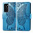 Custodia Portafoglio In Pelle Farfalla Cover con Supporto per Huawei P40