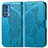 Custodia Portafoglio In Pelle Farfalla Cover con Supporto per Motorola Moto Edge 20 Pro 5G