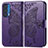 Custodia Portafoglio In Pelle Farfalla Cover con Supporto per Motorola Moto Edge (2021) 5G Viola