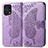 Custodia Portafoglio In Pelle Farfalla Cover con Supporto per Oppo Find X5 5G Lavanda