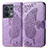 Custodia Portafoglio In Pelle Farfalla Cover con Supporto per Oppo Reno8 5G Lavanda