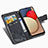 Custodia Portafoglio In Pelle Farfalla Cover con Supporto per Samsung Galaxy A03s