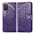 Custodia Portafoglio In Pelle Farfalla Cover con Supporto per Samsung Galaxy A03s Viola
