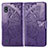 Custodia Portafoglio In Pelle Farfalla Cover con Supporto per Samsung Galaxy A10 Viola