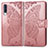 Custodia Portafoglio In Pelle Farfalla Cover con Supporto per Samsung Galaxy A50 Rosa