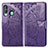 Custodia Portafoglio In Pelle Farfalla Cover con Supporto per Samsung Galaxy A60 Viola