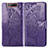 Custodia Portafoglio In Pelle Farfalla Cover con Supporto per Samsung Galaxy A80 Viola