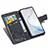 Custodia Portafoglio In Pelle Farfalla Cover con Supporto per Samsung Galaxy A81