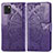 Custodia Portafoglio In Pelle Farfalla Cover con Supporto per Samsung Galaxy A81 Viola