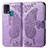 Custodia Portafoglio In Pelle Farfalla Cover con Supporto per Samsung Galaxy F41 Lavanda