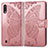 Custodia Portafoglio In Pelle Farfalla Cover con Supporto per Samsung Galaxy M10 Rosa