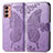 Custodia Portafoglio In Pelle Farfalla Cover con Supporto per Samsung Galaxy M13 4G Lavanda