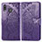Custodia Portafoglio In Pelle Farfalla Cover con Supporto per Samsung Galaxy M20 Viola