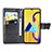Custodia Portafoglio In Pelle Farfalla Cover con Supporto per Samsung Galaxy M21