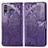 Custodia Portafoglio In Pelle Farfalla Cover con Supporto per Samsung Galaxy M30 Viola