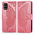 Custodia Portafoglio In Pelle Farfalla Cover con Supporto per Samsung Galaxy M31s Rosa Caldo