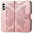 Custodia Portafoglio In Pelle Farfalla Cover con Supporto per Samsung Galaxy M32 5G