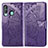 Custodia Portafoglio In Pelle Farfalla Cover con Supporto per Samsung Galaxy M40 Viola