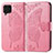 Custodia Portafoglio In Pelle Farfalla Cover con Supporto per Samsung Galaxy M62 4G Rosa Caldo