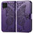 Custodia Portafoglio In Pelle Farfalla Cover con Supporto per Samsung Galaxy M62 4G Viola