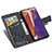 Custodia Portafoglio In Pelle Farfalla Cover con Supporto per Samsung Galaxy Note 20 5G