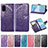 Custodia Portafoglio In Pelle Farfalla Cover con Supporto per Samsung Galaxy S20 Plus 5G