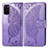 Custodia Portafoglio In Pelle Farfalla Cover con Supporto per Samsung Galaxy S20 Plus 5G Lavanda