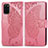 Custodia Portafoglio In Pelle Farfalla Cover con Supporto per Samsung Galaxy S20 Plus 5G Rosa Caldo