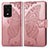 Custodia Portafoglio In Pelle Farfalla Cover con Supporto per Samsung Galaxy S20 Ultra 5G Rosa